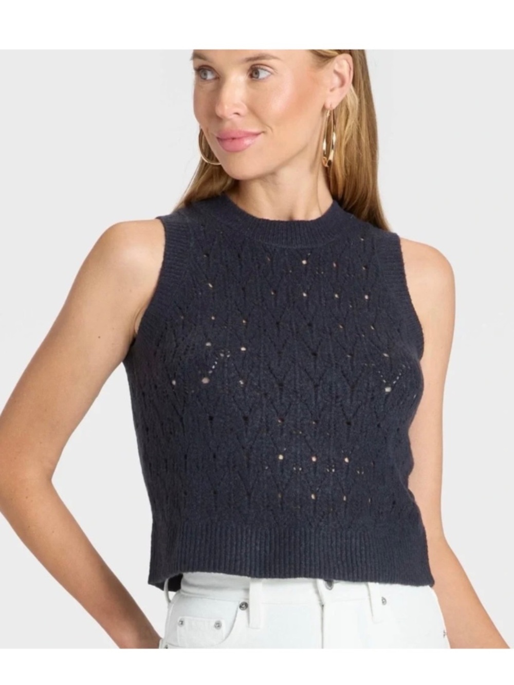 Universal Thread Navy Knit Sweater Vest. Sz XXL.
